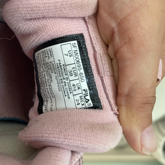 Pink Fila Sneakers - Picture 5 of 6